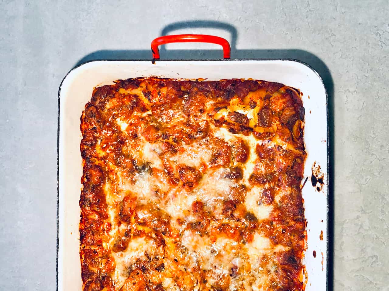 Cover image for Überbackene Tomaten-Ricotta-Pasta