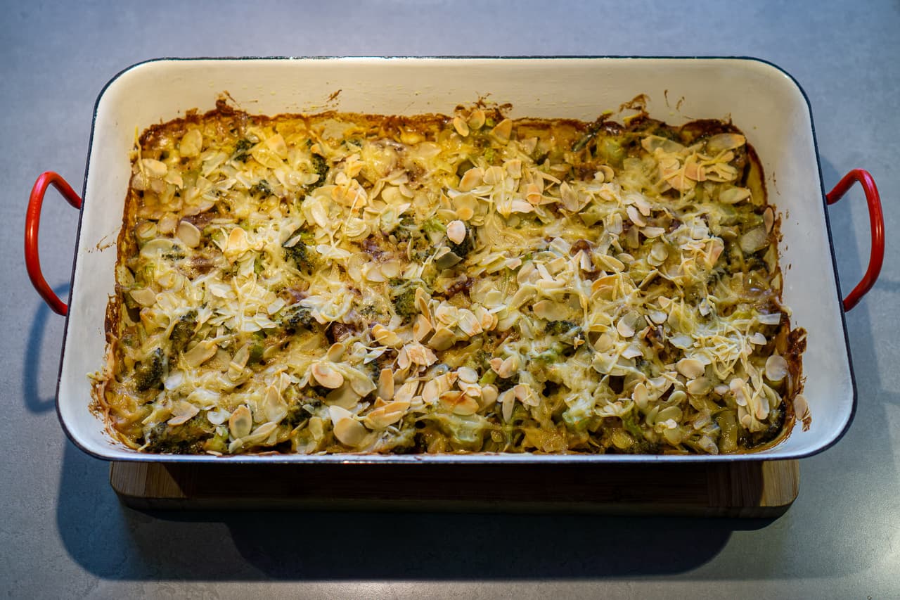 Brokkoli-Nuss-Gratin