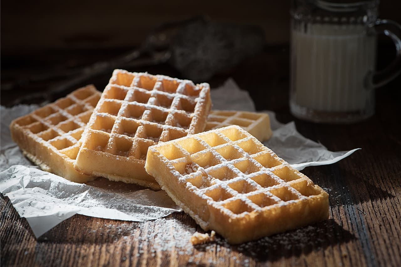 Eiweißwaffeln