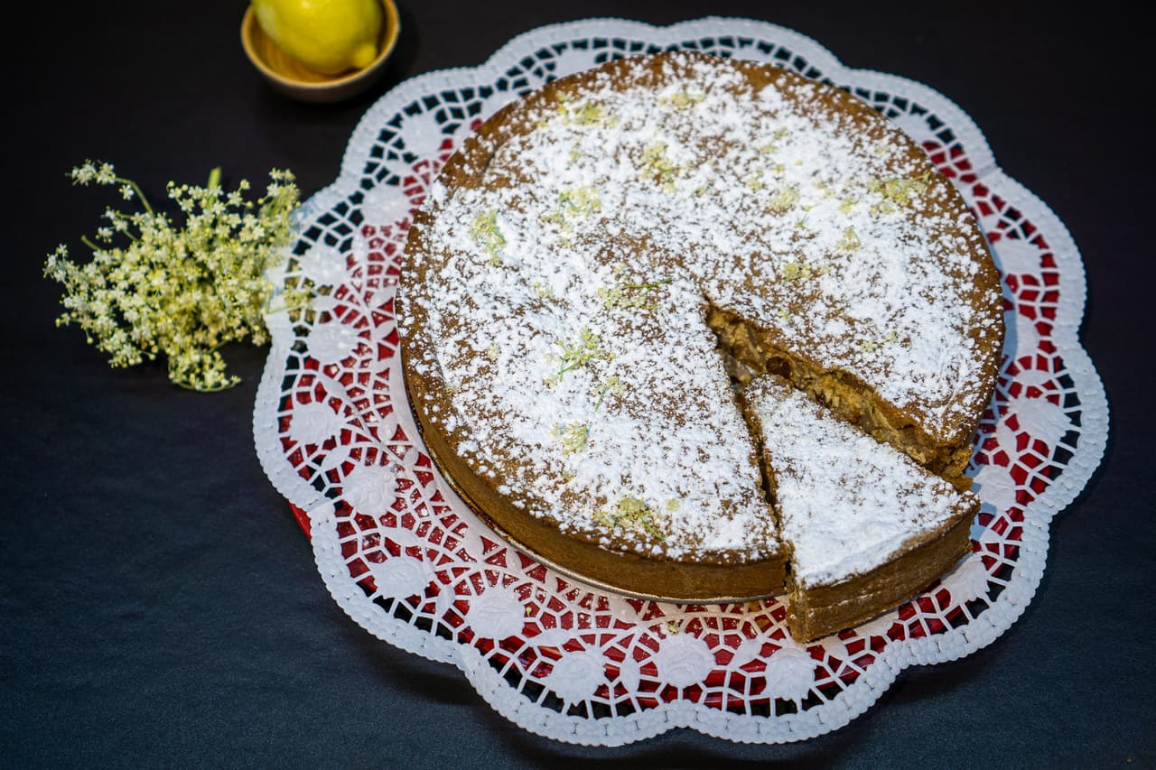 Rhabarber-Topfen-Kuchen