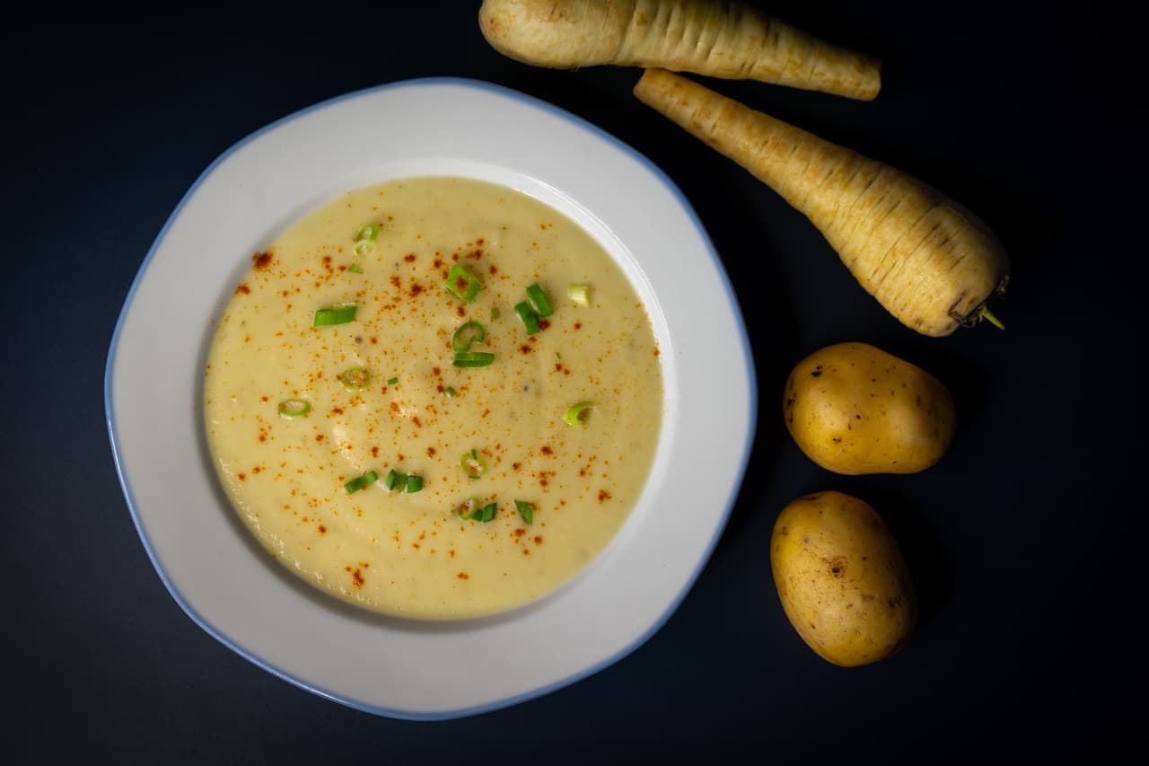 Wurzelgemüse-Cremesuppe