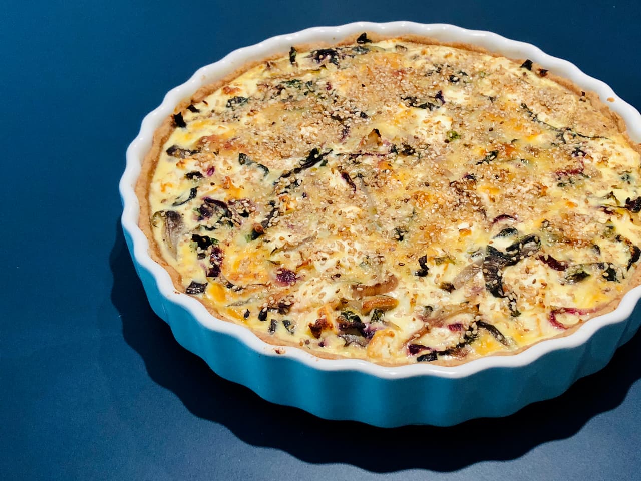 Mangold-Quiche